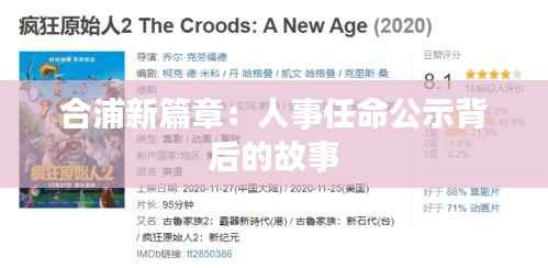 合浦新篇章:人事任命公示背后的故事