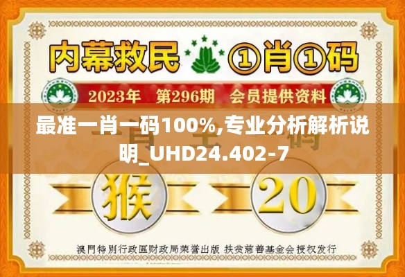 最准一肖一码100%,专业分析解析说明_UHD24.402-7
