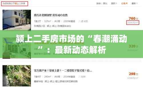 颍上二手房市场的“春潮涌动”:最新动态解析