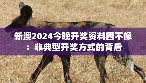 新澳2024今晚开奖资料四不像:非典型开奖方式的背后