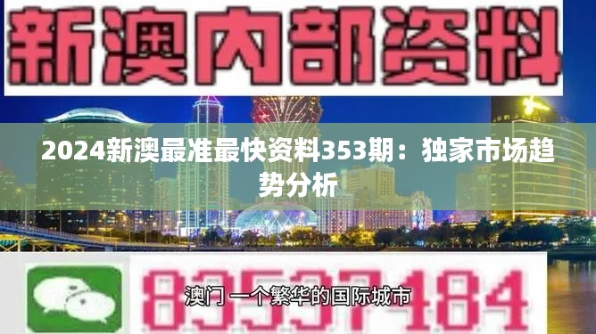 2024新澳最准最快资料353期:独家市场趋势分析