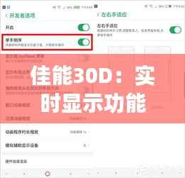 佳能30D:实时显示功能解析与体验分享