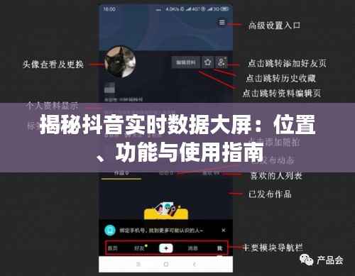 揭秘抖音实时数据大屏:位置、功能与使用指南