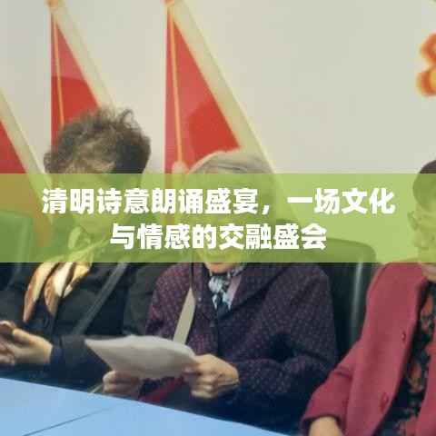 清明诗意朗诵盛宴,一场文化与情感的交融盛会