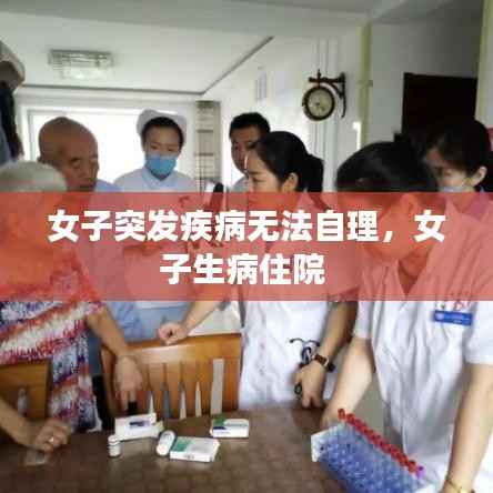 女子突发疾病无法自理，女子生病住院 