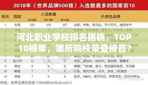 河北职业学校排名揭晓,TOP10榜单,哪所院校荣登榜首?