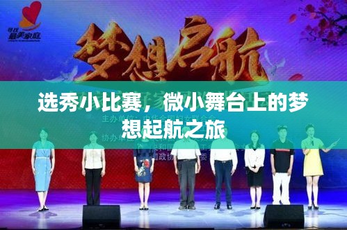 选秀小比赛,微小舞台上的梦想起航之旅